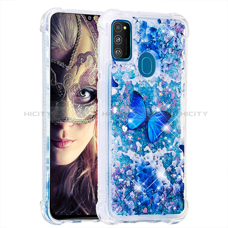 Funda Silicona Carcasa Goma Bling-Bling S03 para Samsung Galaxy M30s