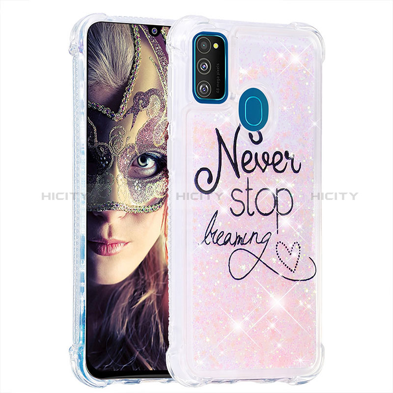 Funda Silicona Carcasa Goma Bling-Bling S03 para Samsung Galaxy M30s