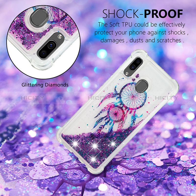 Funda Silicona Carcasa Goma Bling-Bling S04 para Samsung Galaxy A20