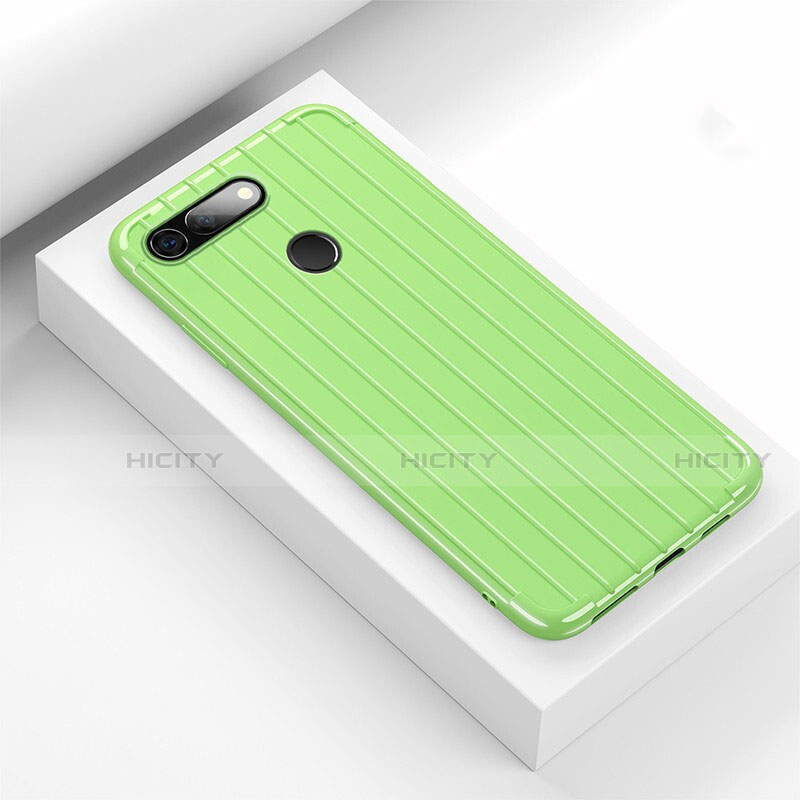 Funda Silicona Carcasa Goma Line C01 para Huawei Honor V20 Verde