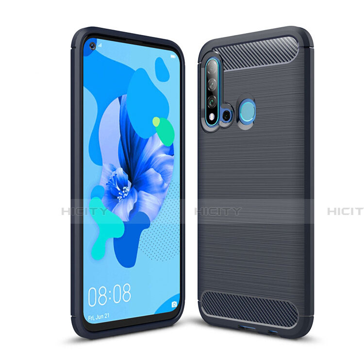 Funda Silicona Carcasa Goma Line C02 para Huawei P20 Lite (2019) Azul