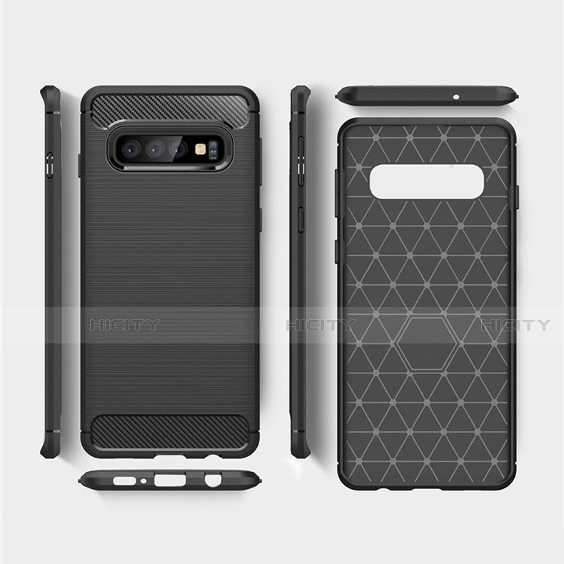 Funda Silicona Carcasa Goma Line C03 para Samsung Galaxy S10 Plus