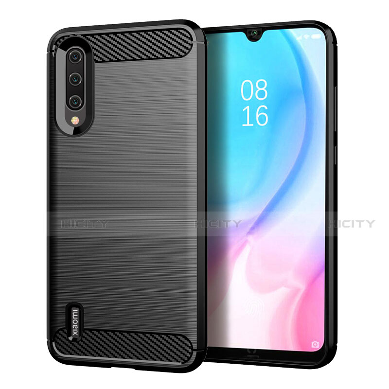 Funda Silicona Carcasa Goma Line C05 para Xiaomi Mi A3 Negro