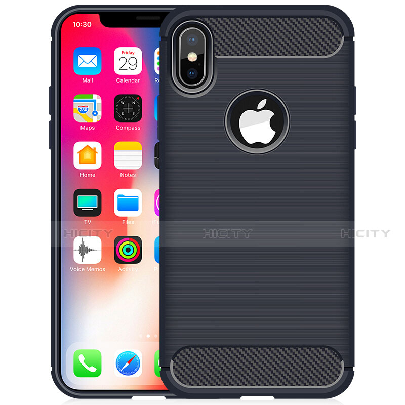 Funda Silicona Carcasa Goma Line para Apple iPhone Xs