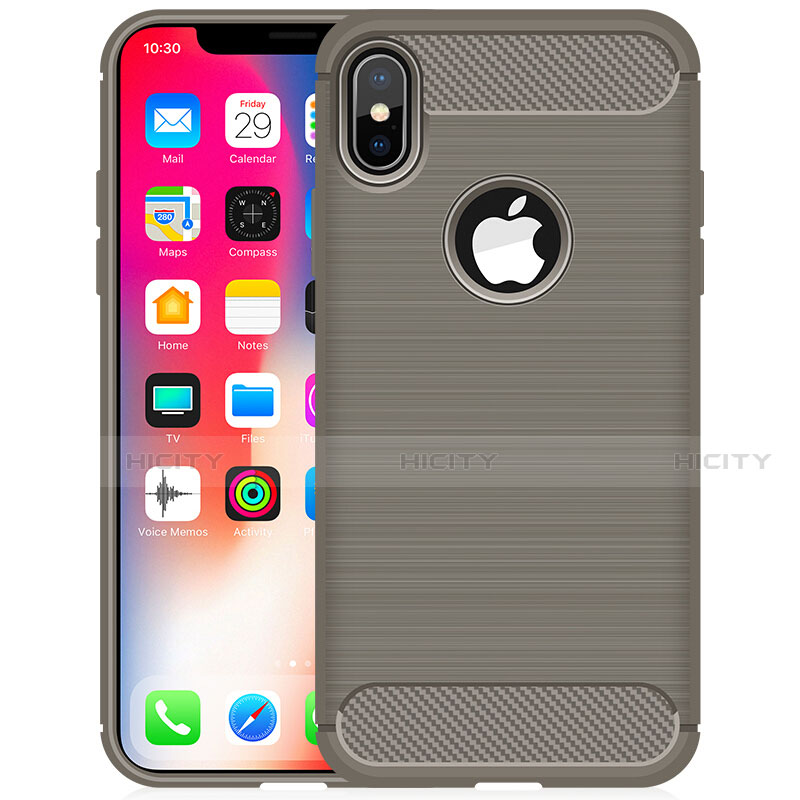 Funda Silicona Carcasa Goma Line para Apple iPhone Xs