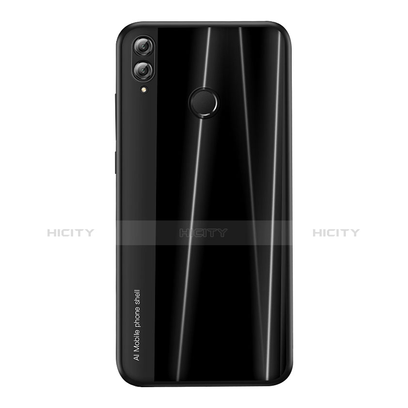 Funda Silicona Carcasa Goma Line para Huawei Honor 8X Negro