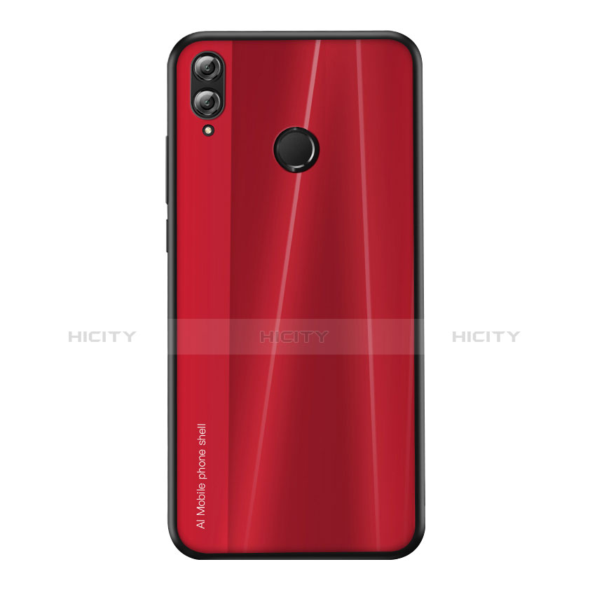 Funda Silicona Carcasa Goma Line para Huawei Honor 8X Rojo