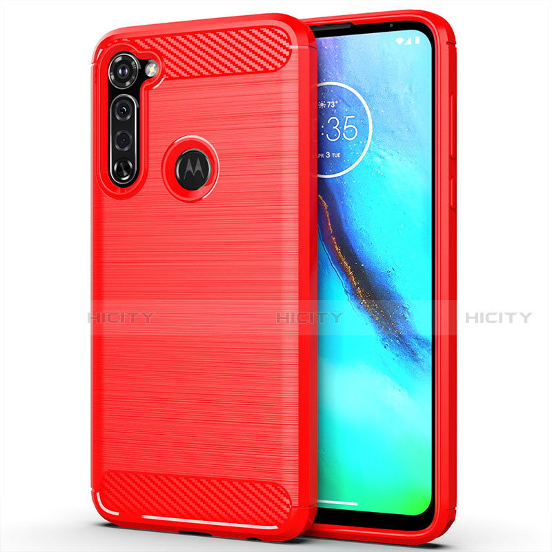 Funda Silicona Carcasa Goma Line para Motorola Moto G Pro Rojo