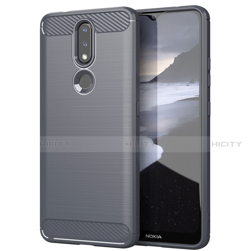 Funda Silicona Carcasa Goma Line para Nokia 2.4