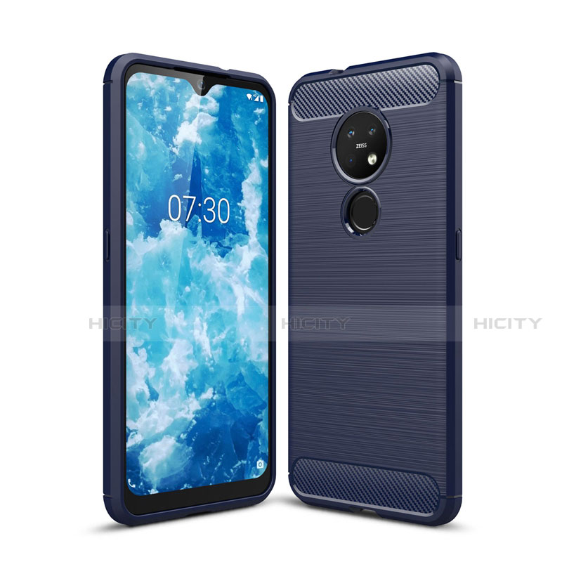 Funda Silicona Carcasa Goma Line para Nokia 6.2 Azul