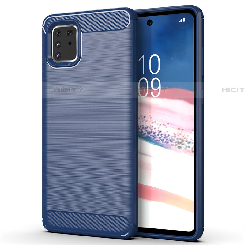 Funda Silicona Carcasa Goma Line para Samsung Galaxy A81 Azul