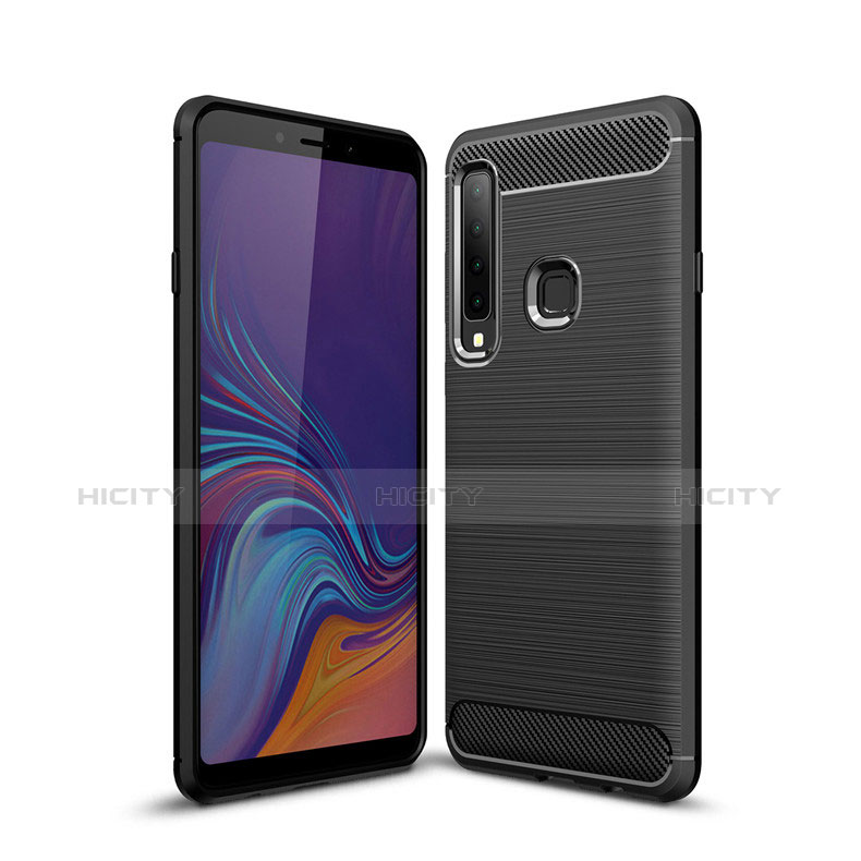 Funda Silicona Carcasa Goma Line para Samsung Galaxy A9s Negro