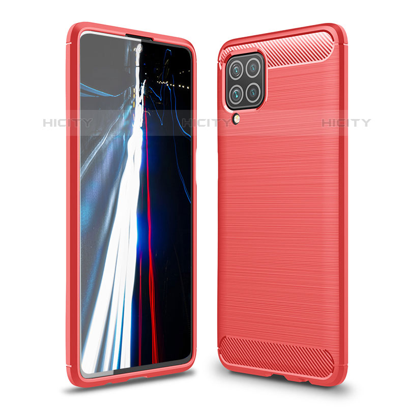 Funda Silicona Carcasa Goma Line para Samsung Galaxy M62 4G Rojo