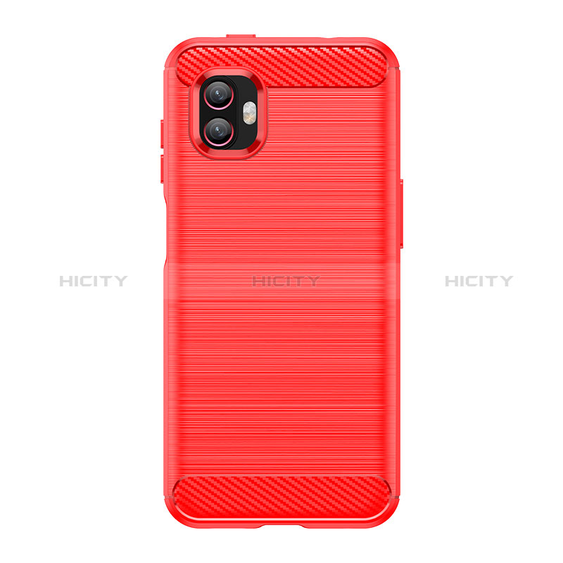 Funda Silicona Carcasa Goma Line para Samsung Galaxy XCover 6 Pro 5G Rojo