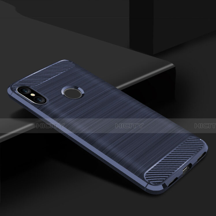 Funda Silicona Carcasa Goma Line para Xiaomi Mi A2 Lite Azul