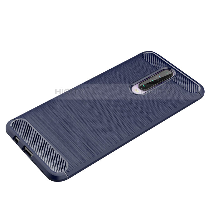 Funda Silicona Carcasa Goma Line para Xiaomi Poco X2 Azul