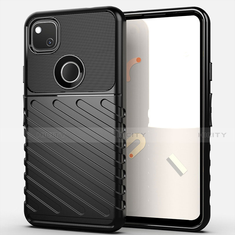 Funda Silicona Carcasa Goma Line S01 para Google Pixel 4a