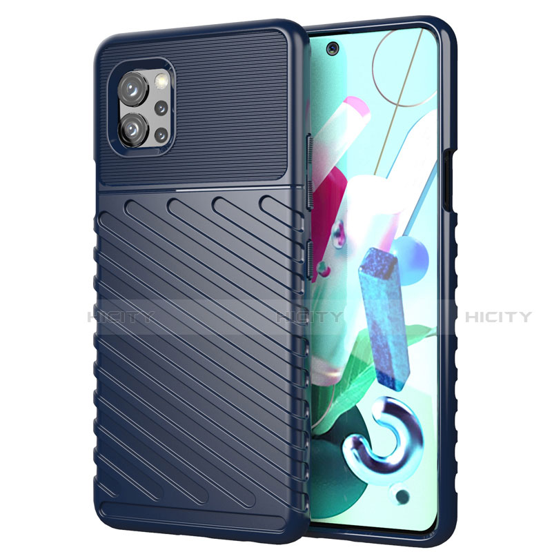 Funda Silicona Carcasa Goma Line S01 para LG Q92 5G