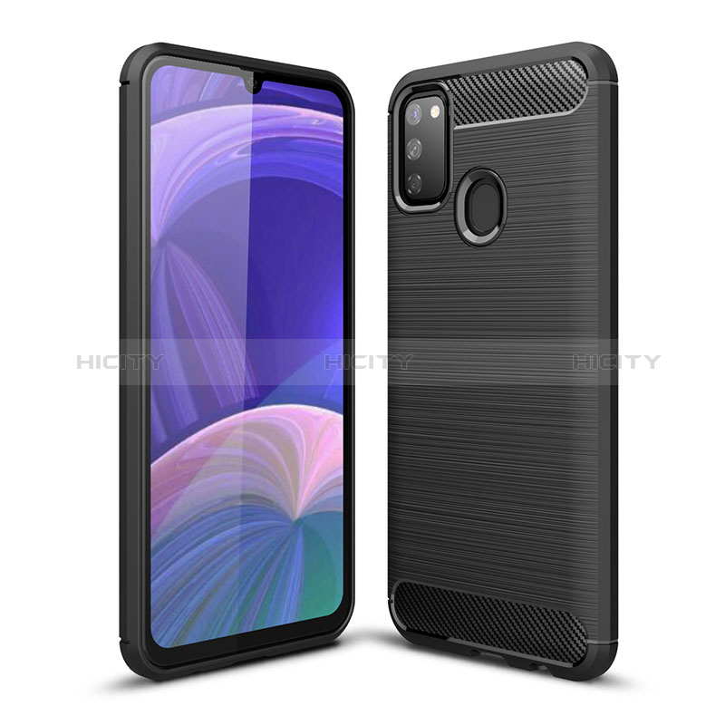 Funda Silicona Carcasa Goma Line WL1 para Samsung Galaxy M30s Negro