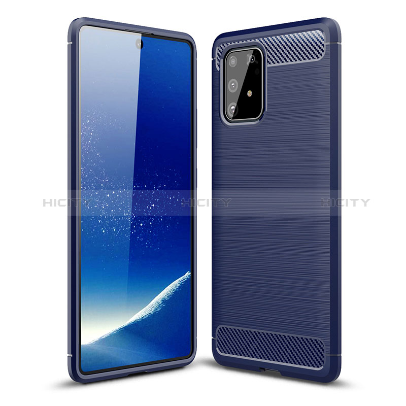 Funda Silicona Carcasa Goma Line WL1 para Samsung Galaxy S10 Lite Azul