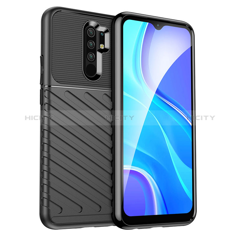 Funda Silicona Carcasa Goma Twill MF1 para Xiaomi Redmi 9 Negro