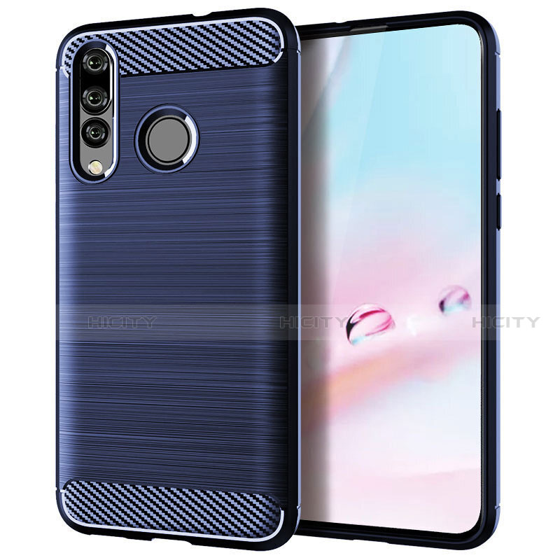 Funda Silicona Carcasa Goma Twill para Huawei P30 Lite Azul