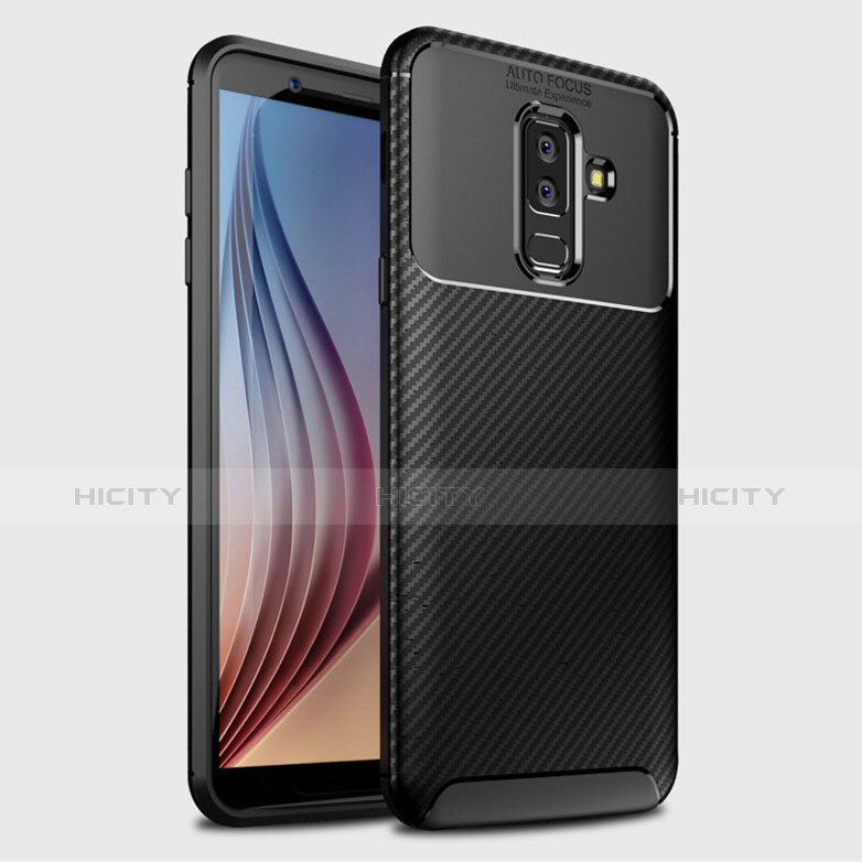 Funda Silicona Carcasa Goma Twill para Samsung Galaxy A9 Star Lite Negro