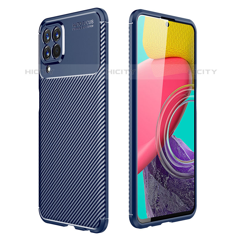 Funda Silicona Carcasa Goma Twill para Samsung Galaxy M33 5G Azul