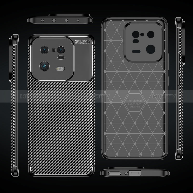 Funda Silicona Carcasa Goma Twill para Xiaomi Mi 13 Pro 5G Negro