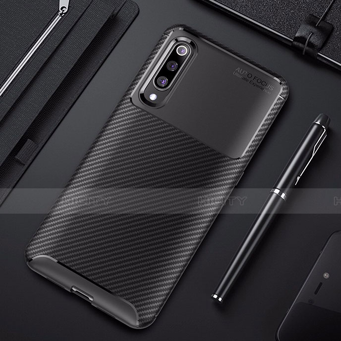 Funda Silicona Carcasa Goma Twill para Xiaomi Mi 9 SE Negro