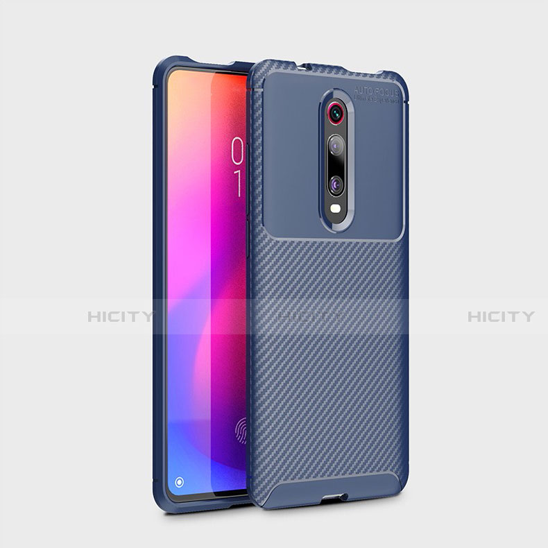 Funda Silicona Carcasa Goma Twill para Xiaomi Redmi K20 Azul