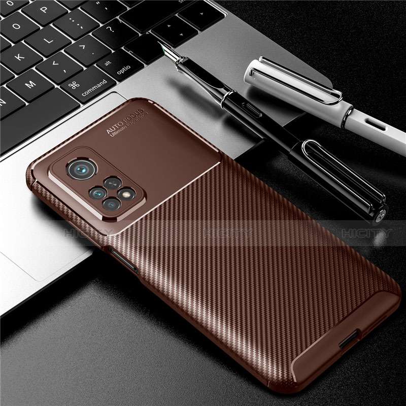 Funda Silicona Carcasa Goma Twill S01 para Xiaomi Mi 10T 5G Marron