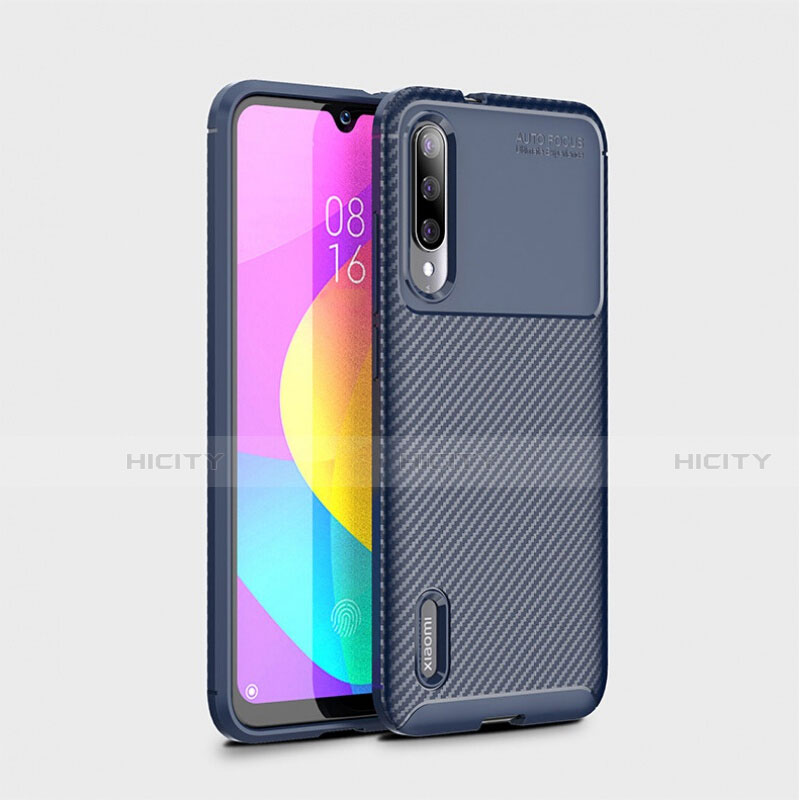 Funda Silicona Carcasa Goma Twill S01 para Xiaomi Mi A3 Azul