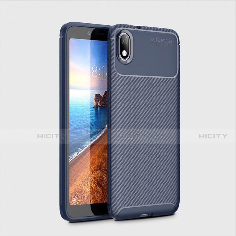 Funda Silicona Carcasa Goma Twill S01 para Xiaomi Redmi 7A Azul