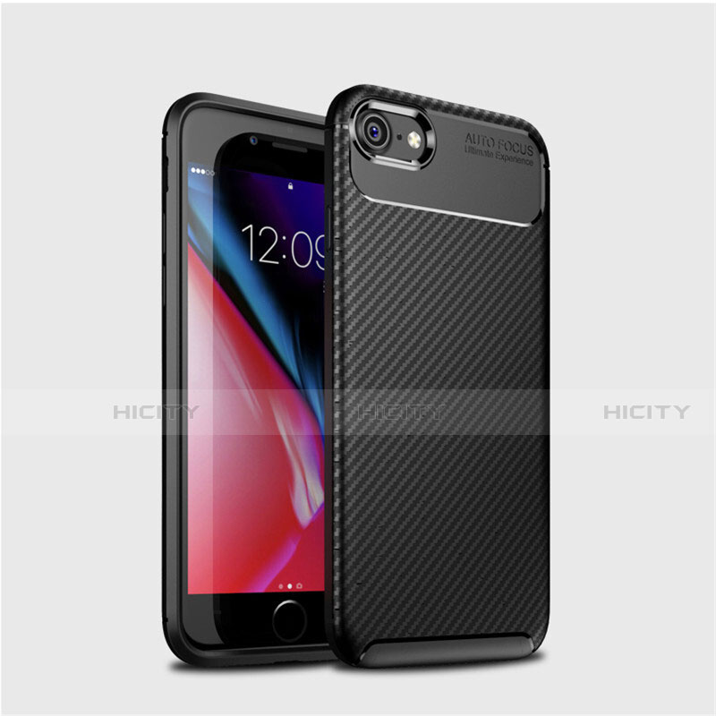 Funda Silicona Carcasa Goma Twill S02 para Apple iPhone SE3 ((2022)) Negro