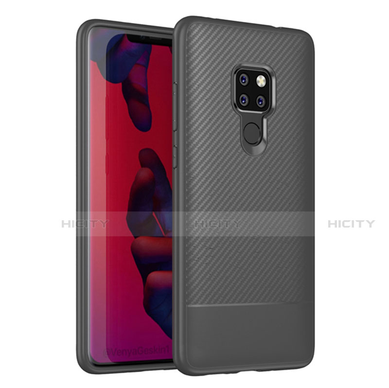 Funda Silicona Carcasa Goma Twill S04 para Huawei Mate 20 Gris