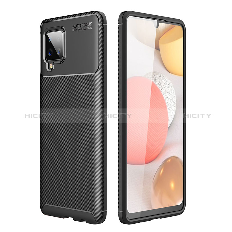 Funda Silicona Carcasa Goma Twill WL1 para Samsung Galaxy A42 5G Negro