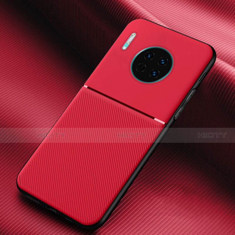 Funda Silicona Carcasa Goma Twill Y01 para Huawei Mate 30 5G Rojo