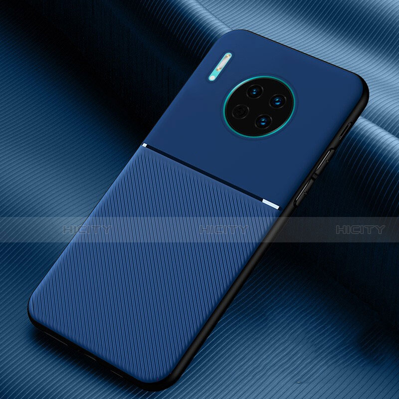 Funda Silicona Carcasa Goma Twill Y01 para Huawei Mate 30 Pro Azul