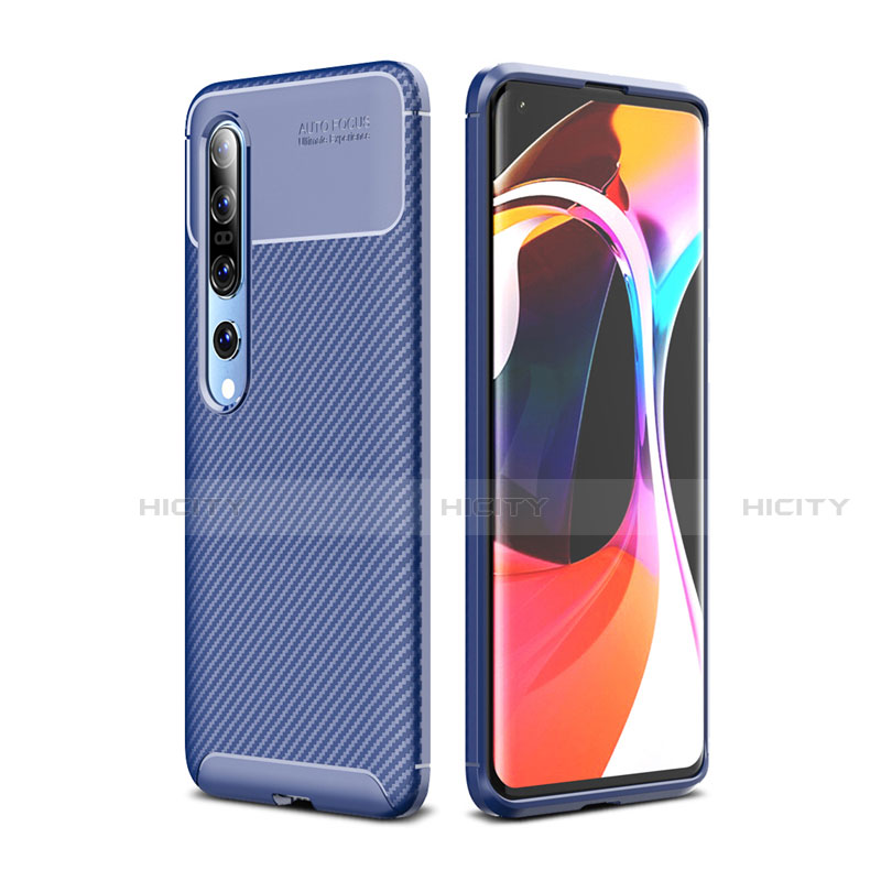 Funda Silicona Carcasa Goma Twill Y01 para Xiaomi Mi 10 Pro Azul