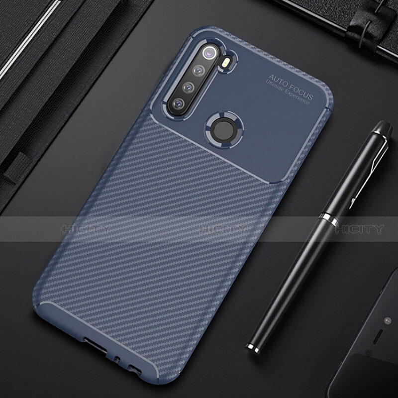 Funda Silicona Carcasa Goma Twill Y01 para Xiaomi Redmi Note 8 Azul