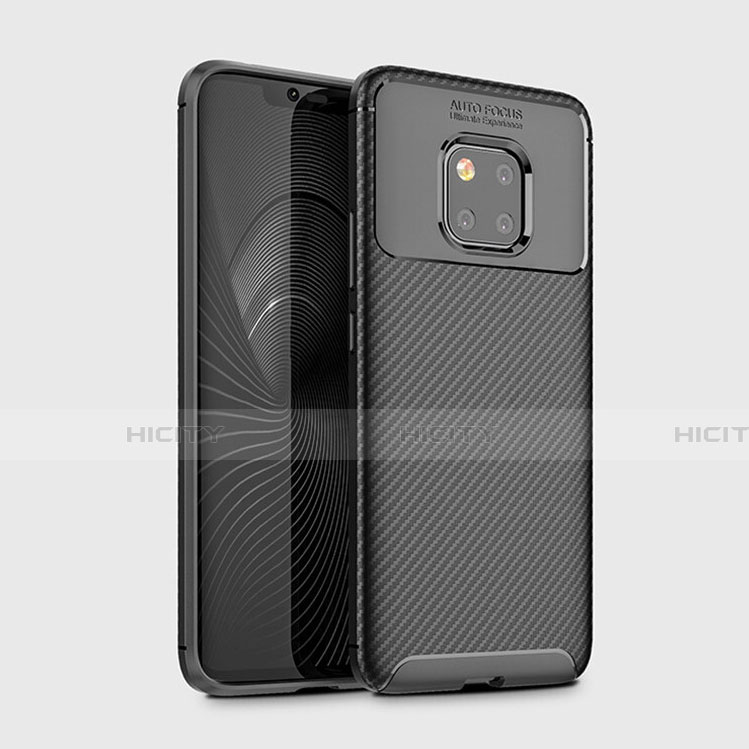 Funda Silicona Carcasa Goma Twill Y02 para Huawei Mate 20 Pro Negro