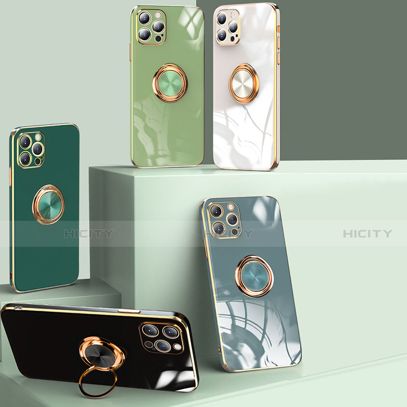Funda Silicona Ultrafina Carcasa Transparente H06 para Apple iPhone 14 Pro  Max Oro