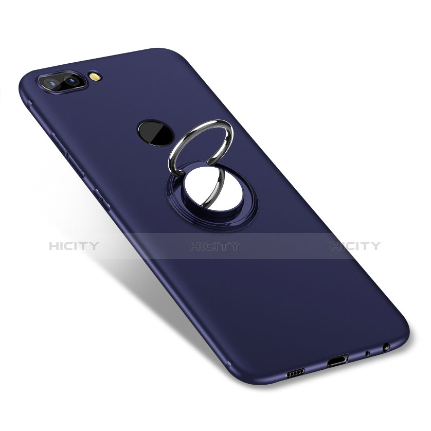 Funda Silicona Carcasa Ultrafina Goma con Anillo de dedo Soporte para Huawei P Smart