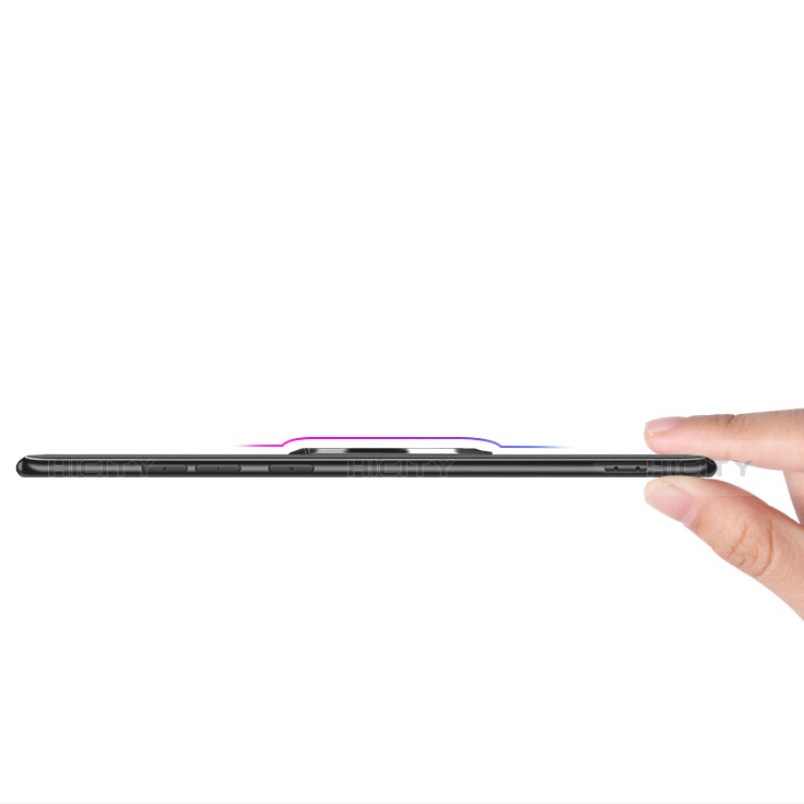 Funda Silicona Carcasa Ultrafina Goma con Magnetico Anillo de dedo Soporte A01 para Huawei P30