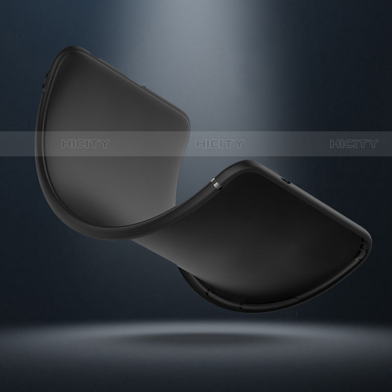 Funda Silicona Carcasa Ultrafina Goma con Magnetico Anillo de dedo Soporte A01 para Motorola Moto Edge X30 Pro 5G Negro