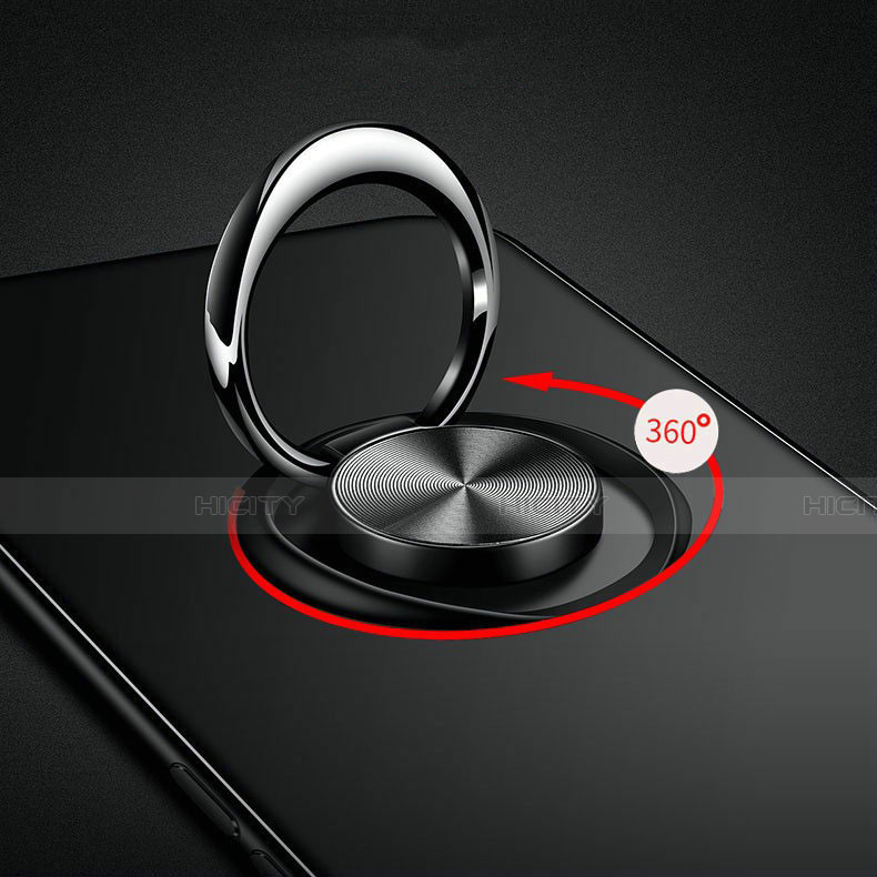 Funda Silicona Carcasa Ultrafina Goma con Magnetico Anillo de dedo Soporte A03 para Huawei Honor 9X