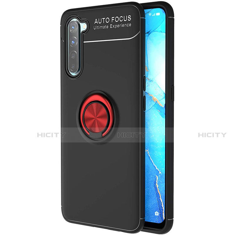 Funda Silicona Carcasa Ultrafina Goma con Magnetico Anillo de dedo Soporte A03 para Oppo K7 5G