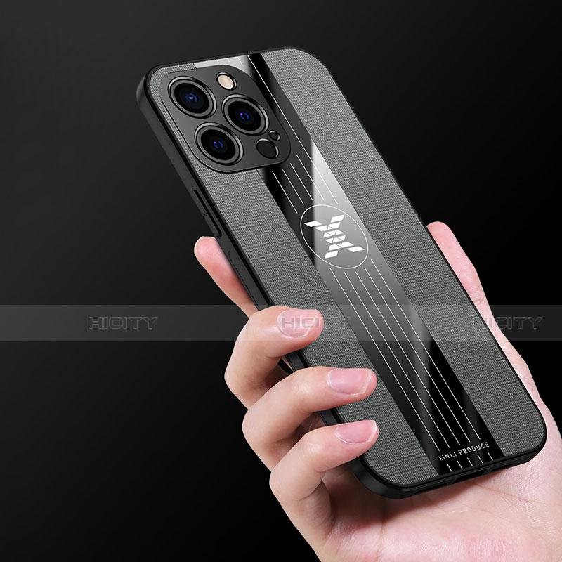 Funda Silicona Carcasa Ultrafina Goma con Magnetico Anillo de dedo Soporte A04 para Apple iPhone 14 Pro