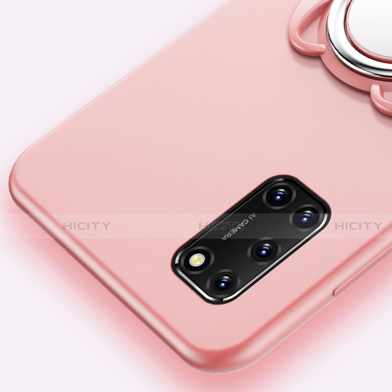 Funda Silicona Carcasa Ultrafina Goma con Magnetico Anillo de dedo Soporte A05 para Oppo A72